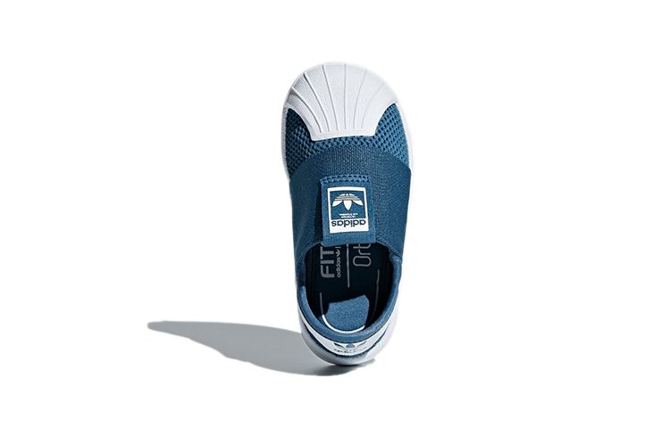 Детская обувь adidas originals Superstar Smr 360 I (сине-белые) — фото 5