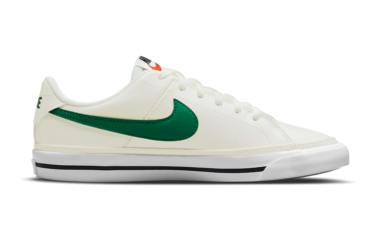 Кеды Nike NikeCourt Legacy (бело-зеленые) — Белый / зелёный — фото 4