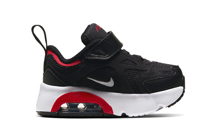 Детские кроссовки Nike Air Max 200 (черно-бело-красные) — фото 3
