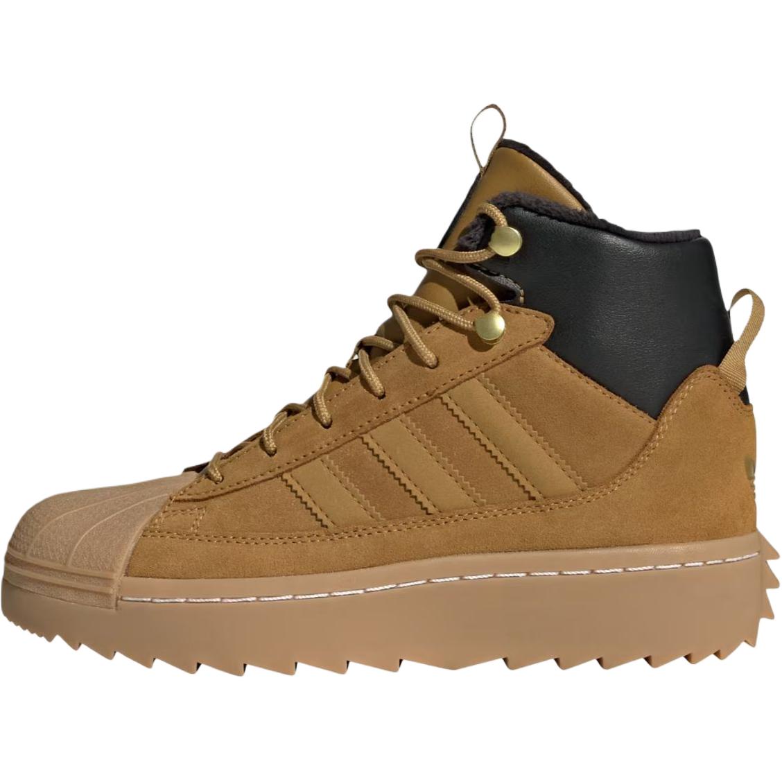 Детские кроссовки adidas Originals Superstar Winterized Trek (черные)