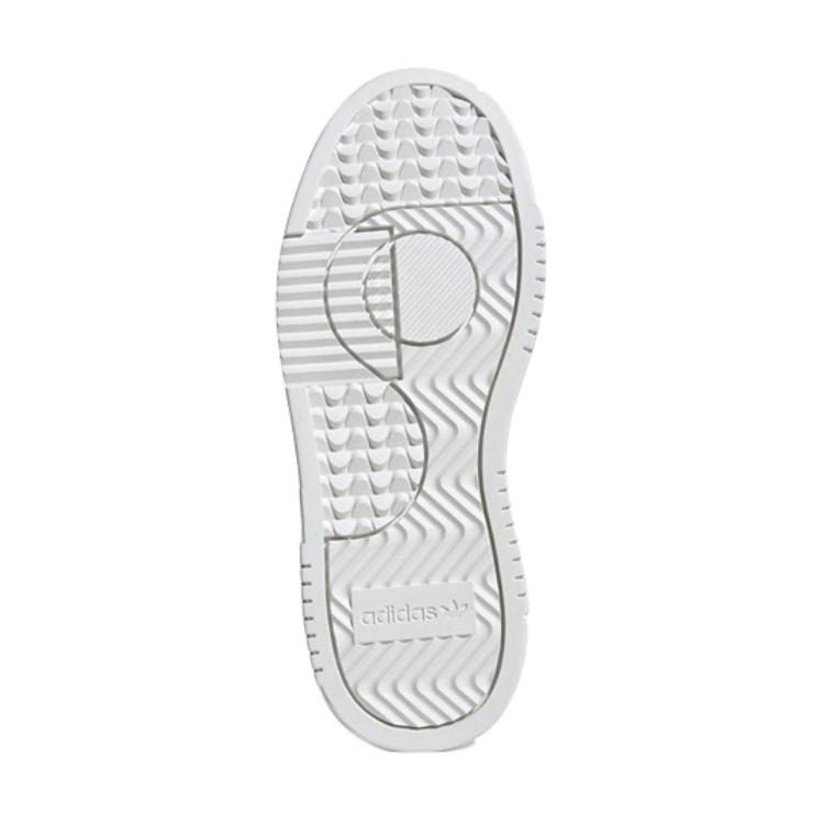 Кеды adidas originals Super Court (бело-коричневые) — Белый / коричневый — фото 7