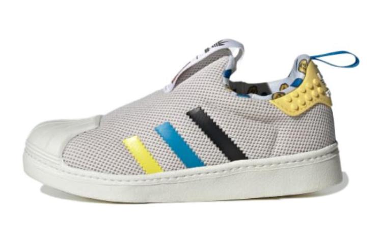 Детские кеды adidas originals x LEGO SUPERSTAR 360 (бежевые)