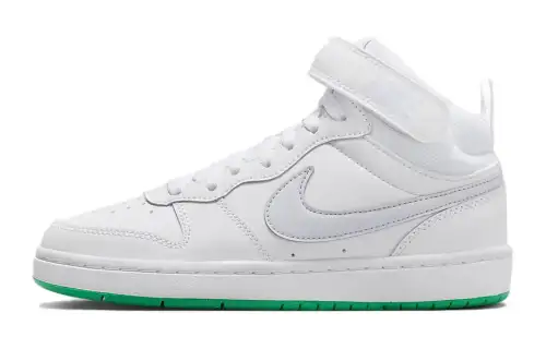 Nike Court Borough Mid 2 GS 'White Stadium Green'