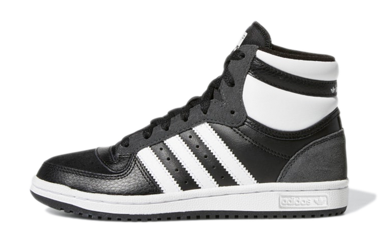 Детские кеды adidas Top ten (черно-белые)