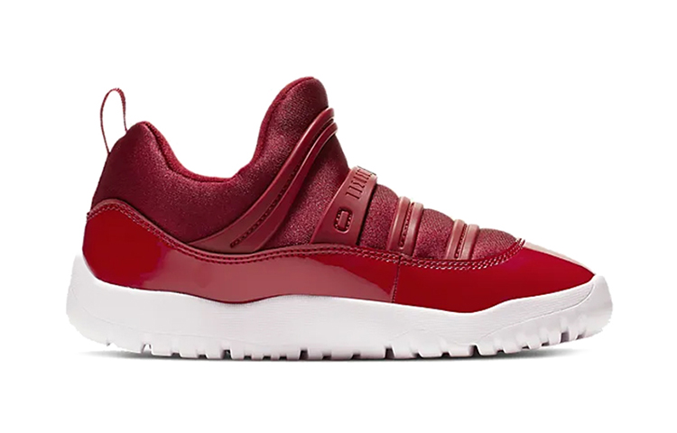 Кроссовки Jordan Air Jordan 11 Retro Little Flex (красно-белые) — фото 3