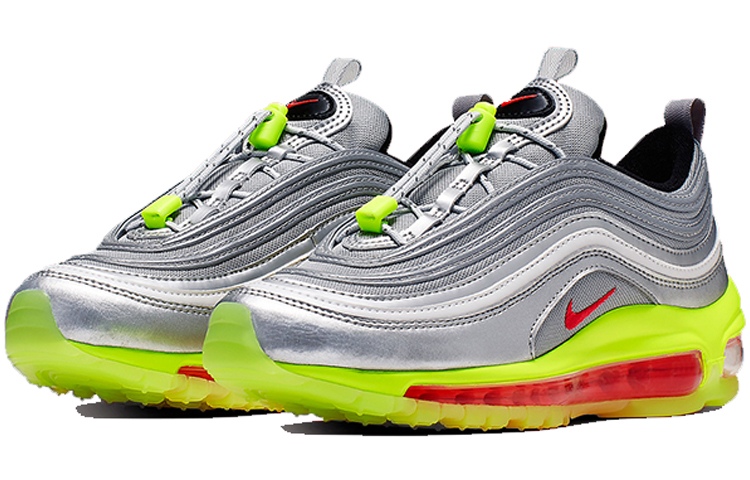 Кроссовки Nike NikeAir Max 97 GS (серебристый) — 金属银 — фото 3