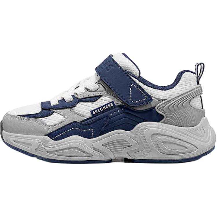 Детские кроссовки Skechers (серо-синие)