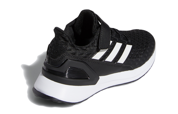 Детские кроссовки adidas Rapidarun (черно-белые) — Чёрный / белый — фото 6