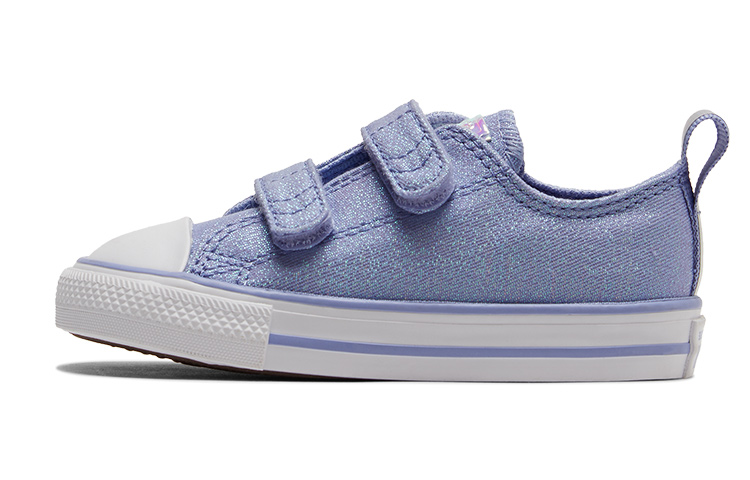 Детские кеды Converse Chuck Taylor All Star 2V (фиолетовый / белый)