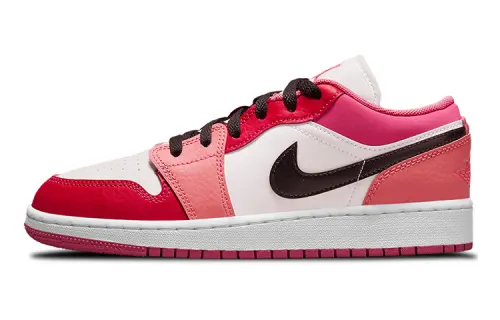 Jordan 1 Low Pink Red GS