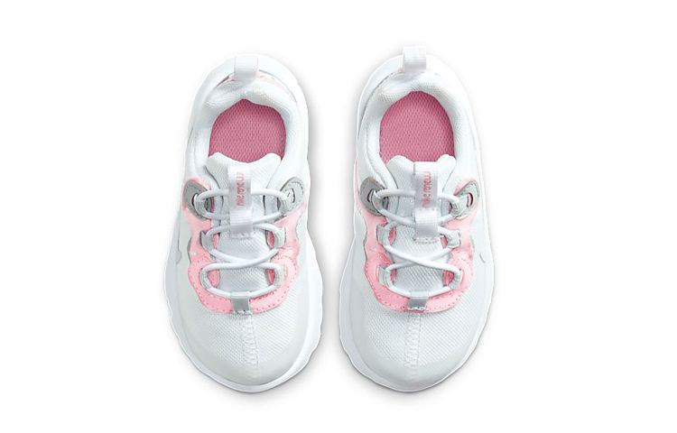 Детские кроссовки Nike React Element 55 (серо-розовые) — фото 6