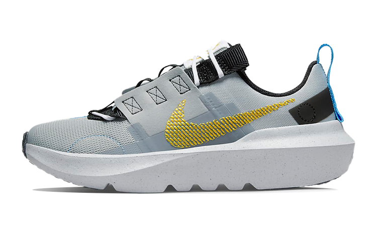 Nike Crater Impact Sports Shoes Grey/Blue/Yellow GS