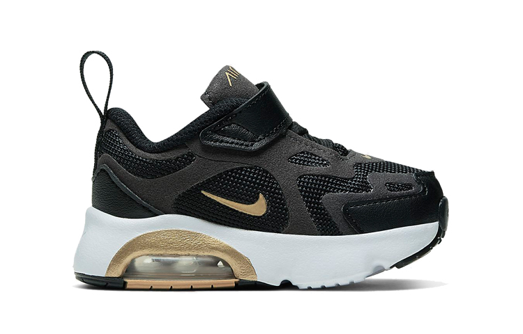 Детские кроссовки Nike Air Max 200 (черно-золотые) — Чёрныйзолотой — фото 3