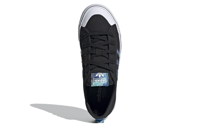 Кеды adidas originals Nizza J (черно-синий) — Чёрный / синий — фото 6