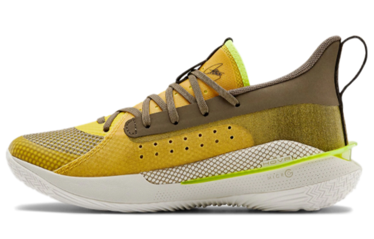 Детские кроссовки Under Armour Curry 7 (желтые)