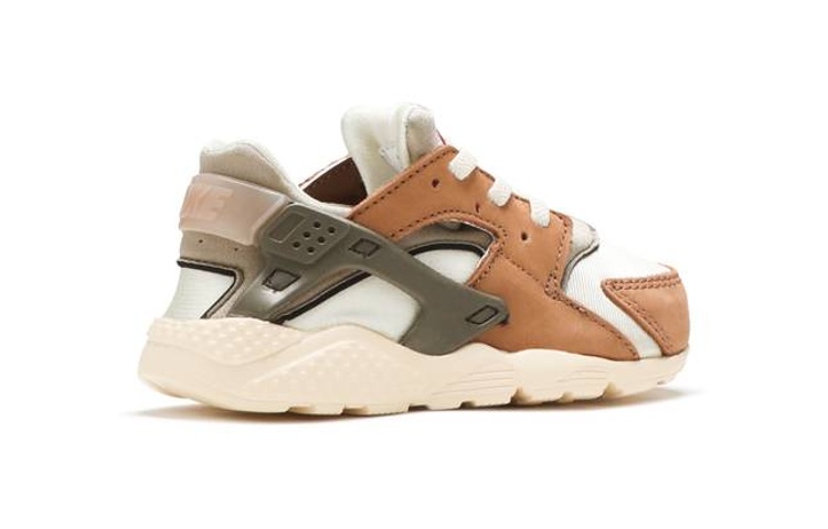 Кроссовки Stussy x Nike Huarache (коричневые) — фото 6