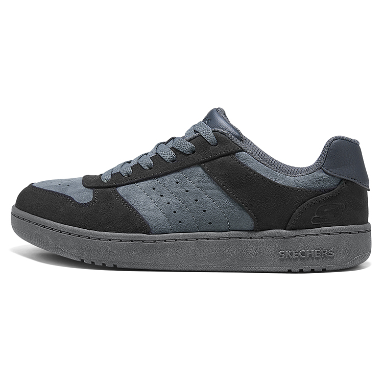 Детские кеды Skechers (черно-синие)