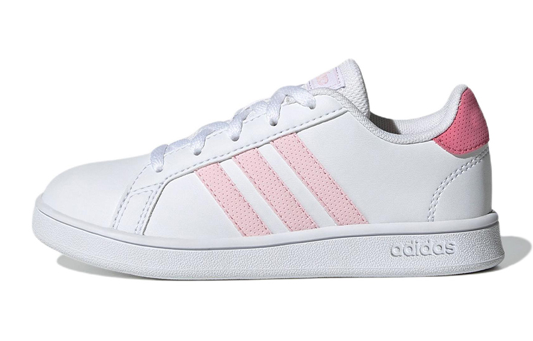 Кеды adidas adidas neo GRAND COURT K (бело-розовые)
