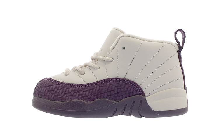 Кеды Jordan Air Jordan 12 (бело-фиолетовые)