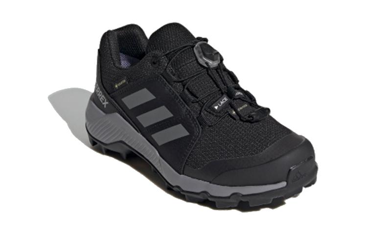 Детские кроссовки adidas Terrex Gtx K (черно-серые) — фото 4