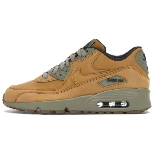 Nike Air Max 90 Mid top Running Shoes Yellow Unisex