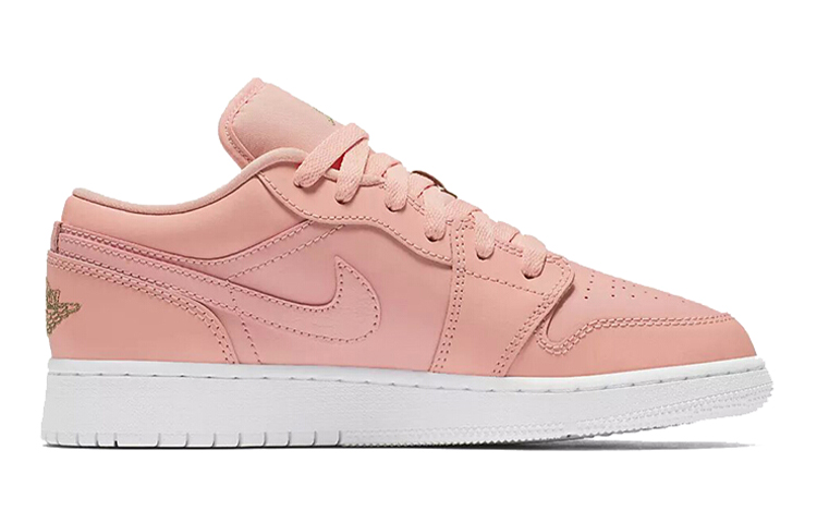 Кроссовки Jordan Air Jordan 1 Low GS (розовые) — фото 3