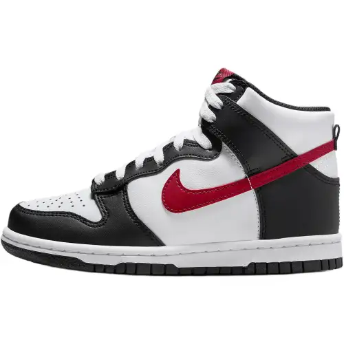 Nike Dunk High Slip Resistant Anti Kick High top Skateboard Shoes White Black Unisex