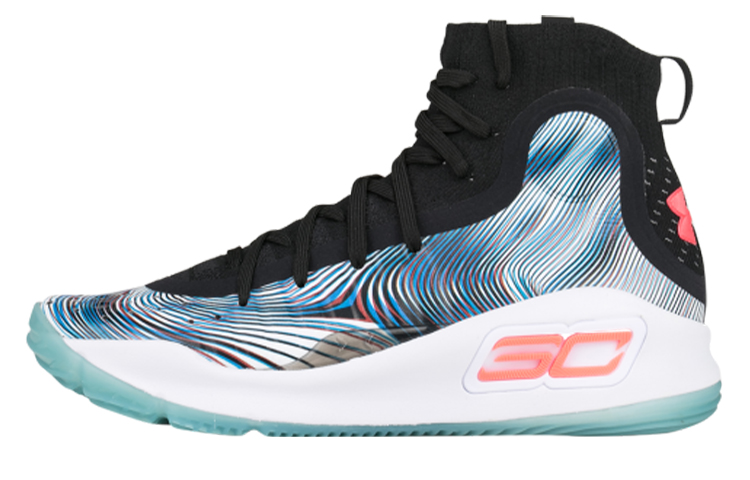 Детские кроссовки Under Armour Under Armour Curry 4 (черно-белый) — фото 1