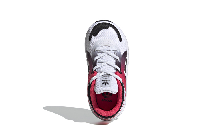 Детские кроссовки adidas originals Sonkei El I (розово-бело-черные) — фото 7