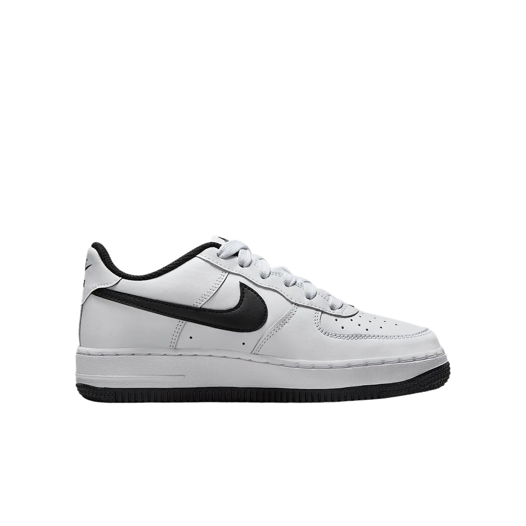Детские кеды Nike Air Force 1 LV8 (бело-черные) — Белыйчёрный — фото 3