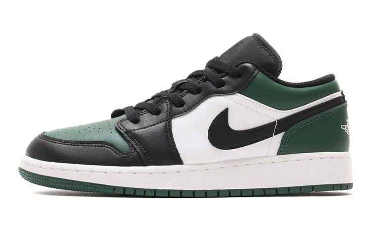 Кроссовки Jordan Air Jordan 1 Low (черный / зеленый)