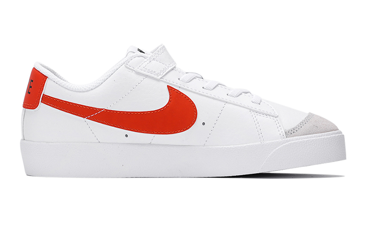 Детские кеды Nike Blazer (бело-красный) — фото 3