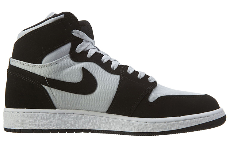 Кроссовки Jordan JordanAir Jordan 1 GS (черный / серый / розовый) — Чёрный / серый / розовый — фото 3