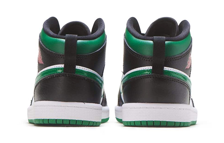 Детские кроссовки Jordan Air Jordan 1 Mid (зеленые) — фото 7