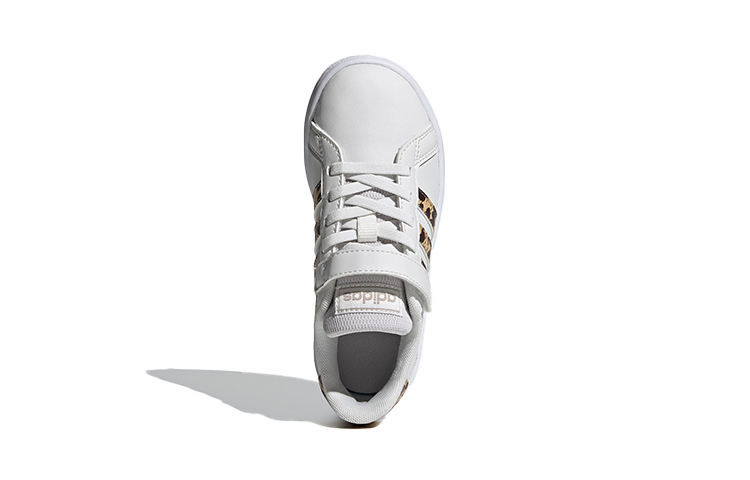 Кеды adidas neo GRAND COURT (белые с леопардовым) — 白/豹纹 — фото 7
