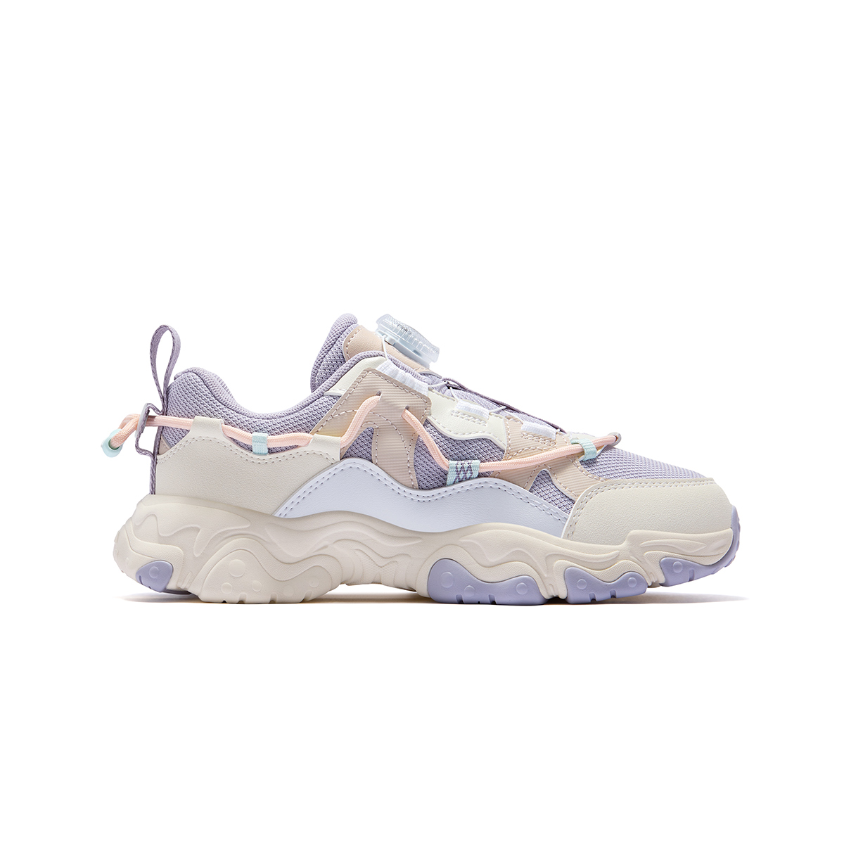 Детские кроссовки Fila KIDSHeritage-FHT Fluid 5/5 (серые) — 阴霞紫/奶白 黑/太空银 黑/铁锈灰 福克斯顿灰蓝/月岩灰 — фото 3