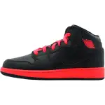 Jordan 1 Mid top Skateboard Shoes Red Black Unisex