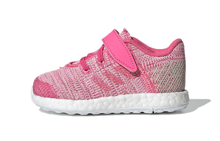 Детские кроссовки adidas Pureboost Go (розовый / белый)