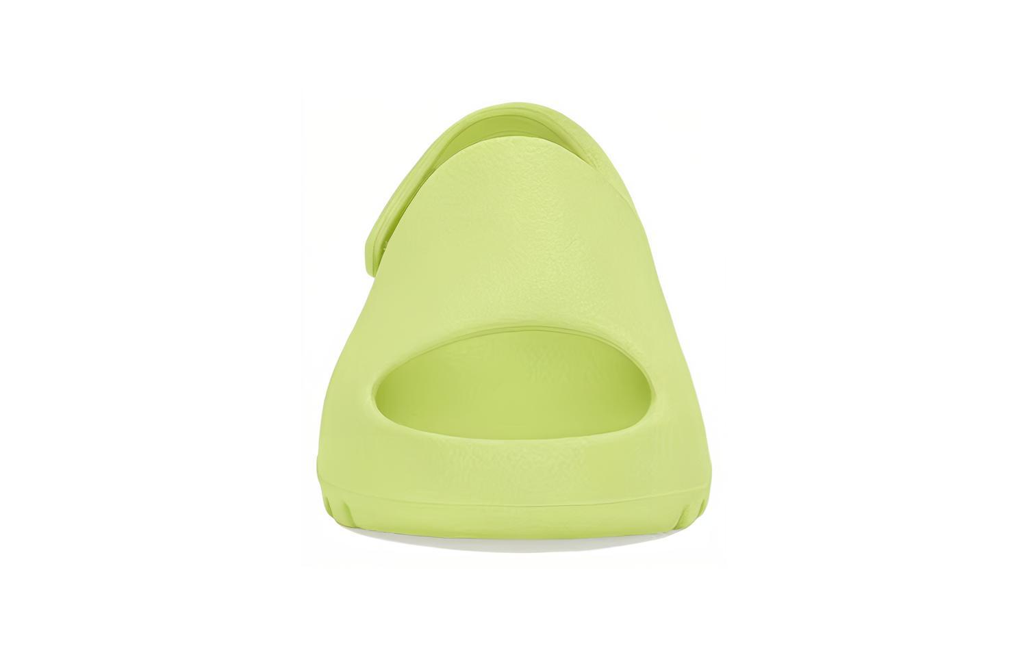 Детские кроксы adidas originals Yeezy Slide Glow Green (салатовые) — фото 5