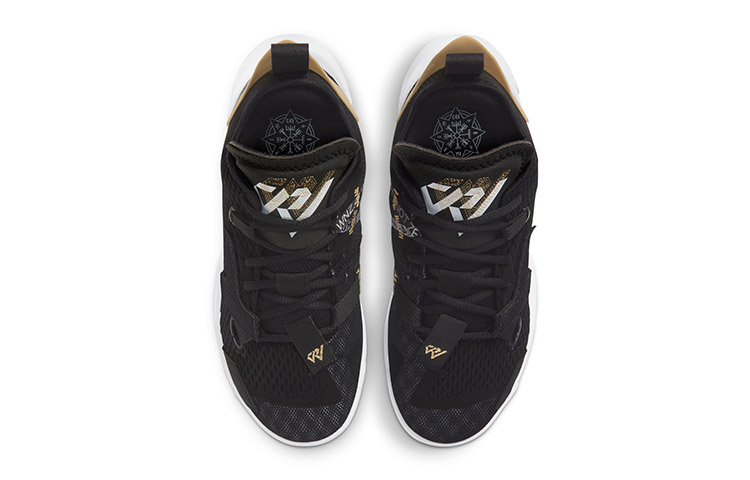 Баскетбольные кроссовки Jordan JordanWhy Not Zer0.4 GS (черно-серые) — фото 4