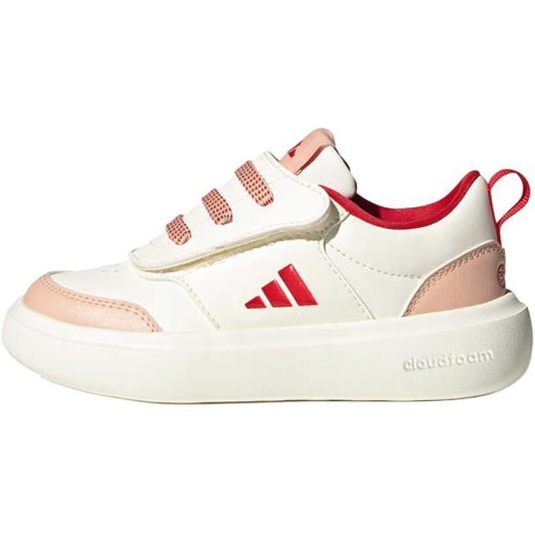 Детские кеды adidas Cloudfoam (бело-красные)