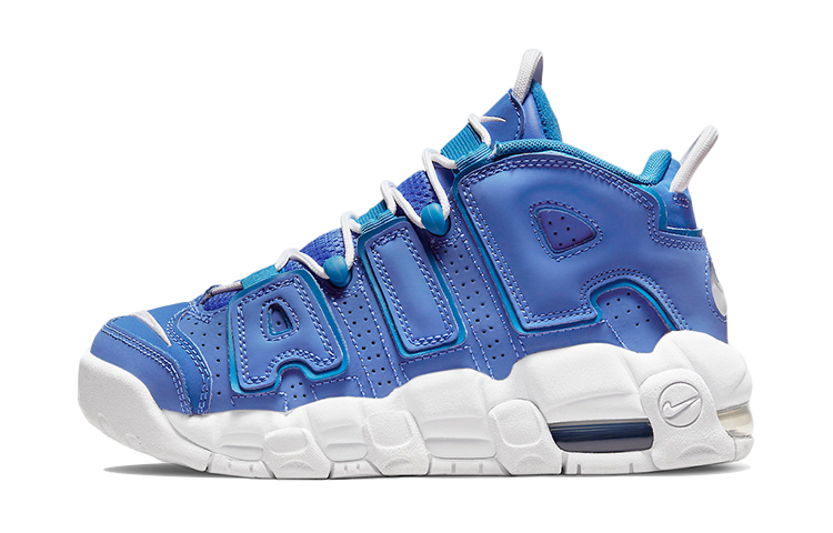 Кроссовки Nike Air More Uptempo GS (синий-белый)