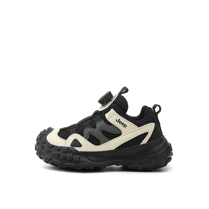Детские кеды Jeep Casual Shoes (черно-белые)