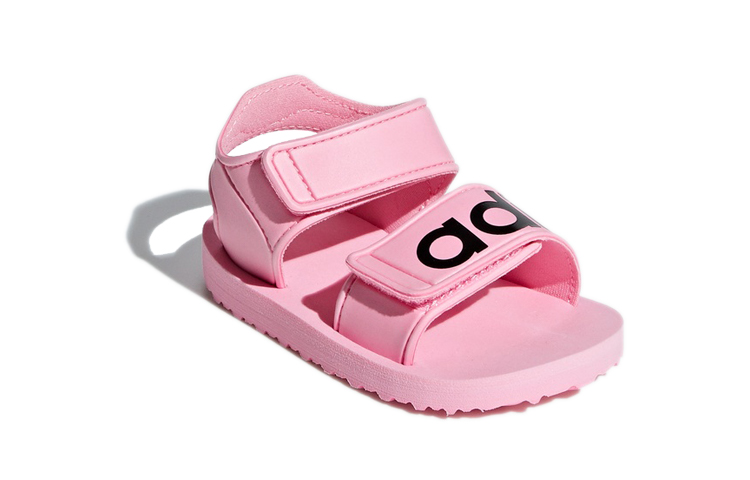 Детские сандалии adidas originals Beach Sandal (розово-черные) — фото 4