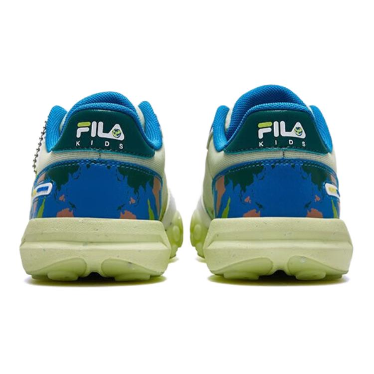 Детские кроссовки Fila KIDS (бирюзовые) — фото 5