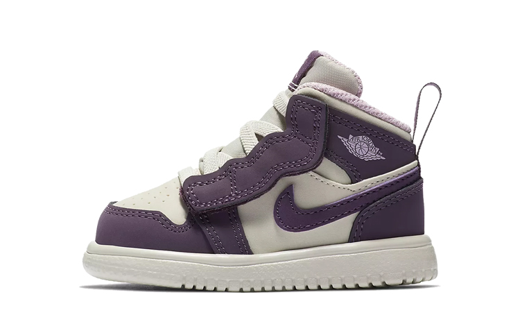 Детские кроссовки Jordan Air Jordan 1 (розово-пурпурные)