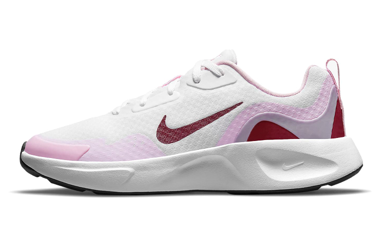 Nike Wearallday White Dark Beetroot GS