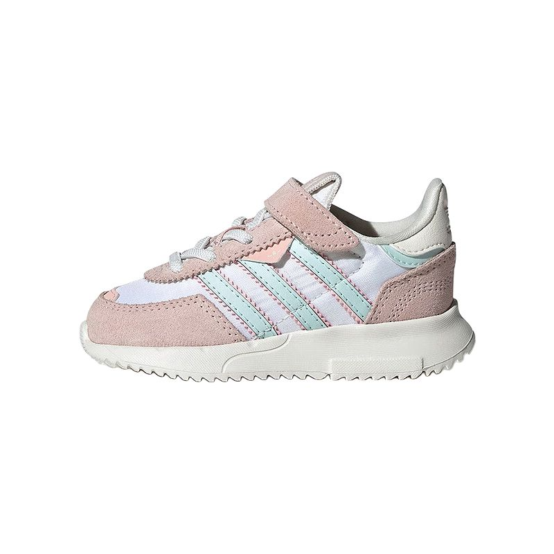 Кроссовки adidas Retropy F2 CF EL I (розово-белые)