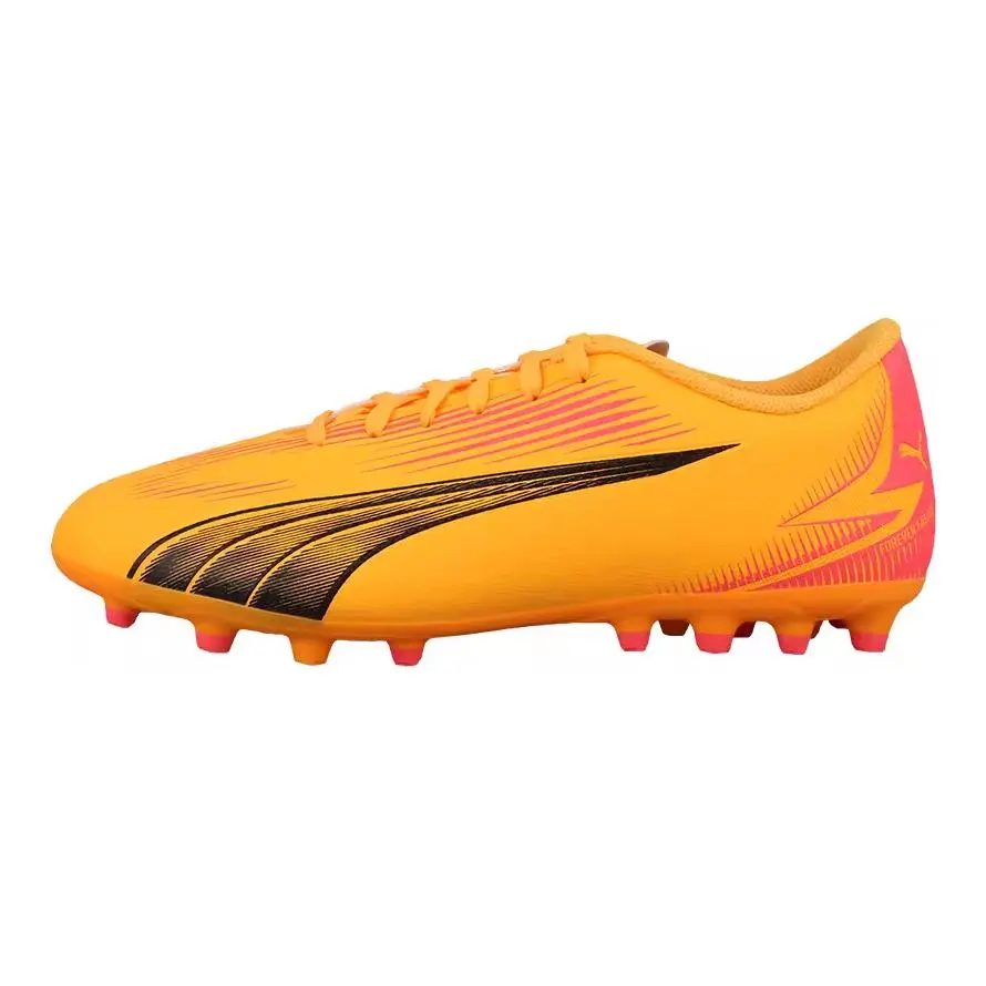 PUMA Ultra Play Abrasion Resistant Low top Kids' Soccer Shoes Yellow Kids'