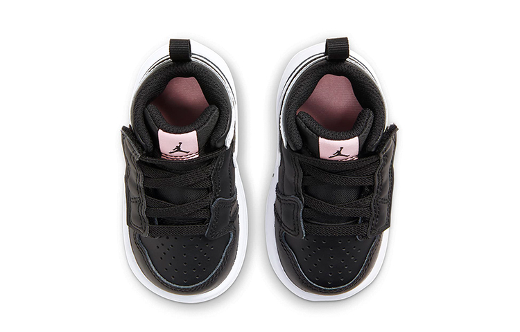 Кроссовки Jordan Air Jordan 1 Mid Alt (черно-бело-розовые) — Чёрный / белый / розовый — фото 5